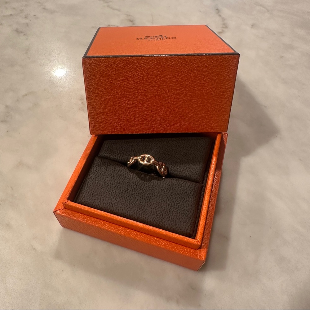 Hermes Gold Ring